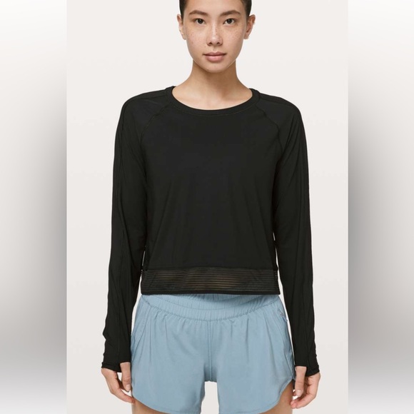Lululemon Stripe In Stride Long Sleeve size 4 - Picture 1 of 6